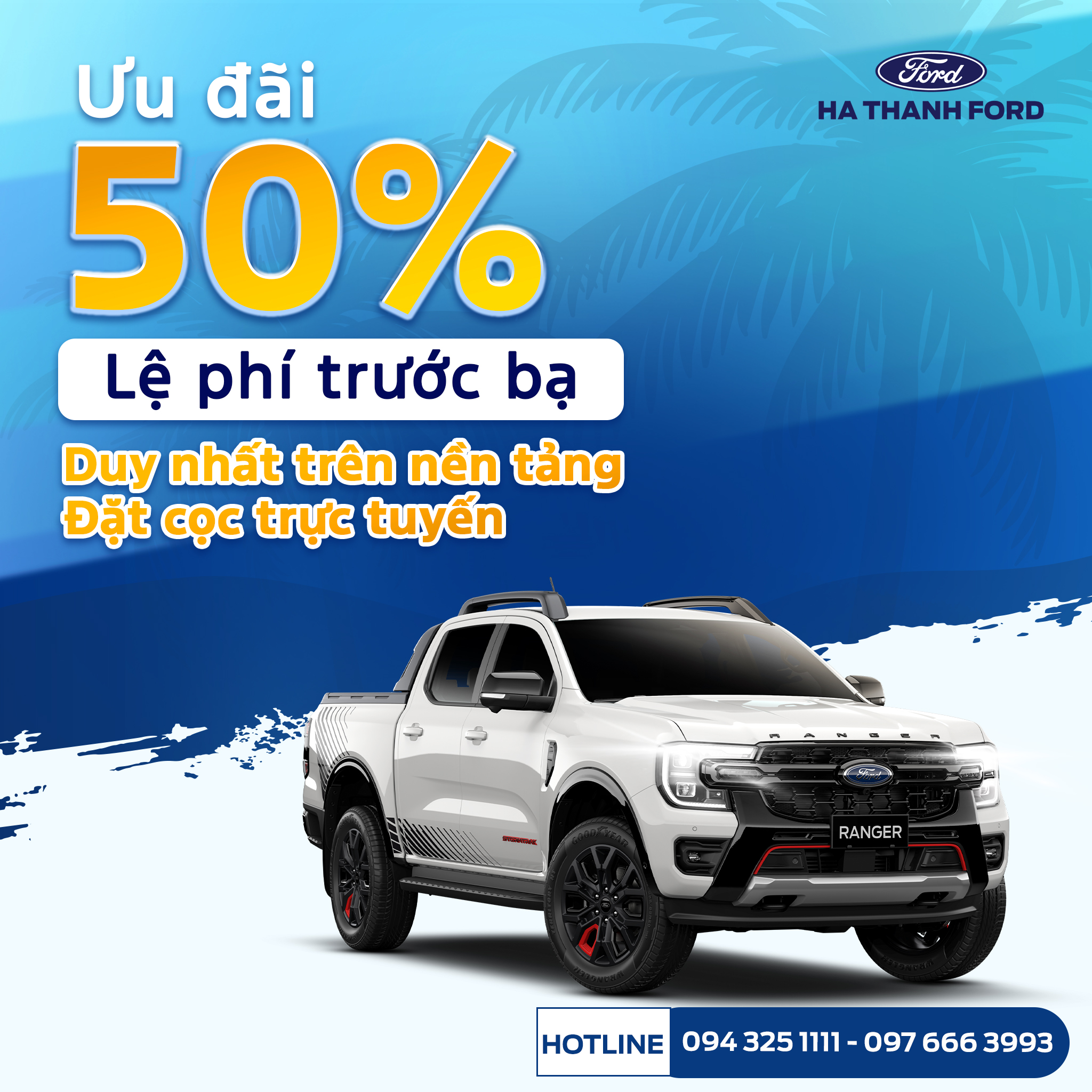 Chương trình khuyến mại tháng 08 khi mua Ranger Stormtrak Chương trình khuyến mại tháng 08 khi mua Ranger Stormtrak