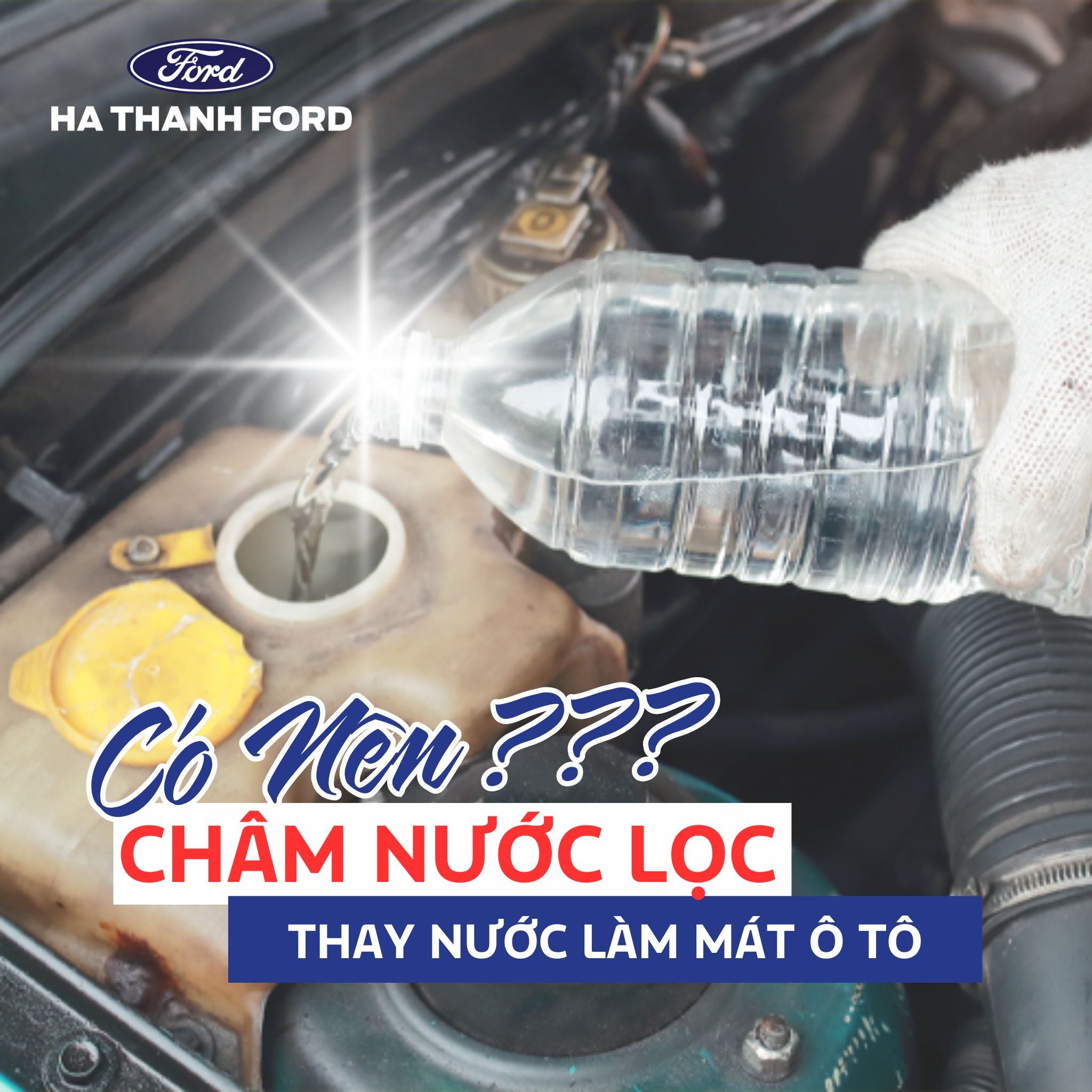 Có nên thay nước làm mát bằng nước lọc Có nên thay nước làm mát bằng nước lọc