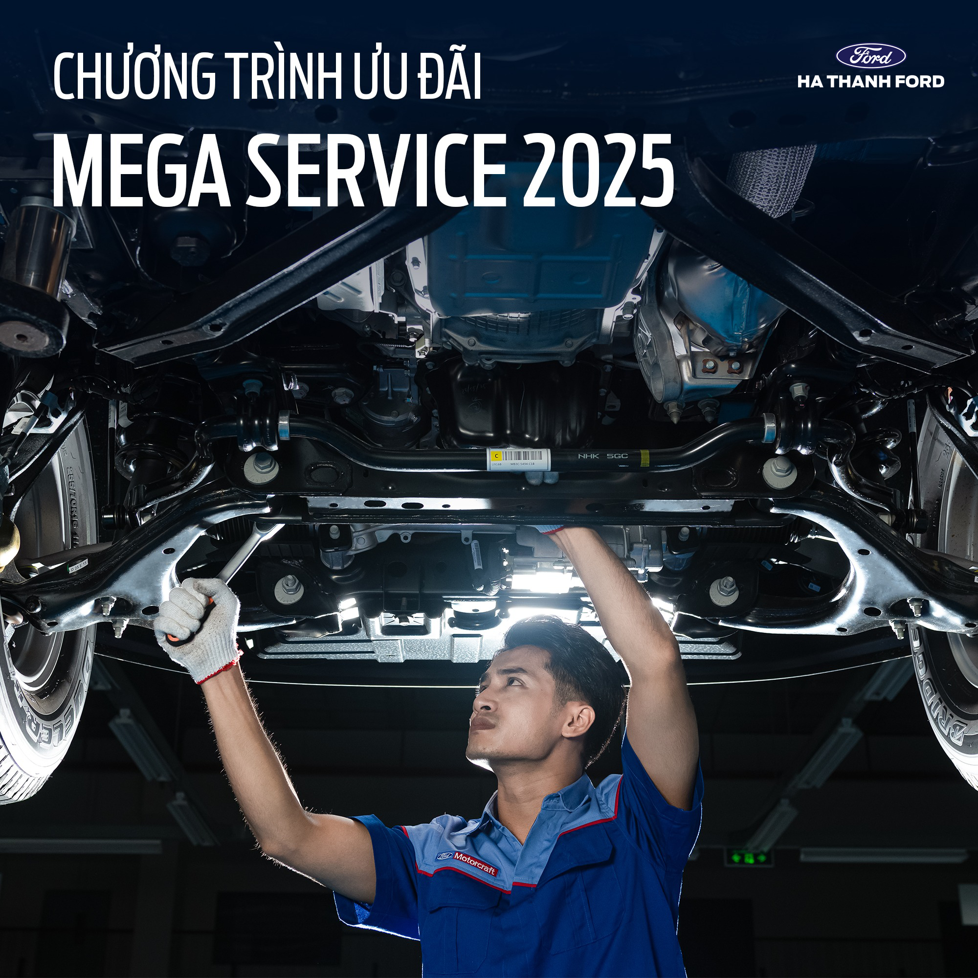 Khuyến mãi phụ tùng xe Ford 2026: Ưu đãi “khủng” cho kỳ nghỉ lễ rạng rỡ