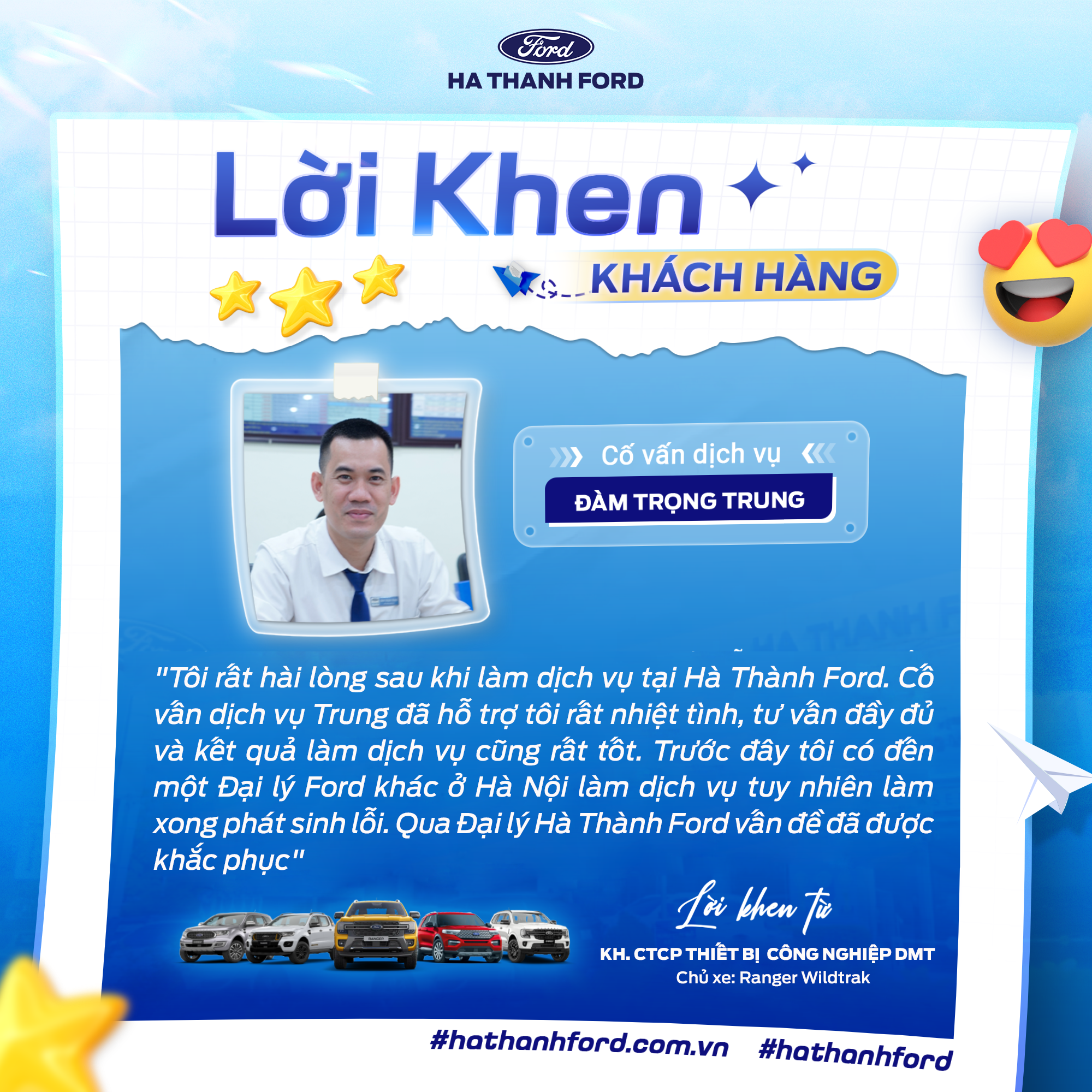 Hà Thành Ford làm dịch vụ có tốt không? Hà Thành Ford làm dịch vụ có tốt không?