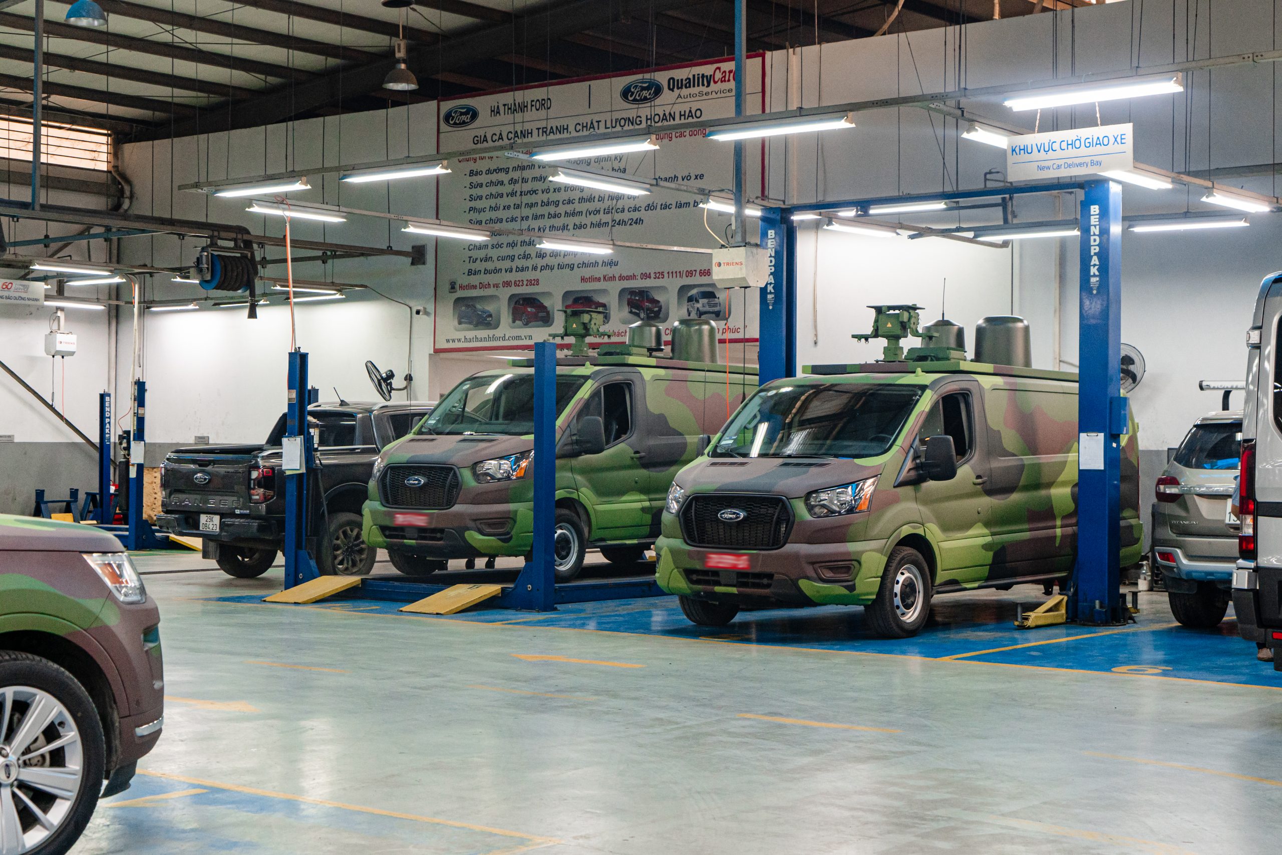 Hà Thành Ford vinh dự bảo dưỡng khí tài Quân sự