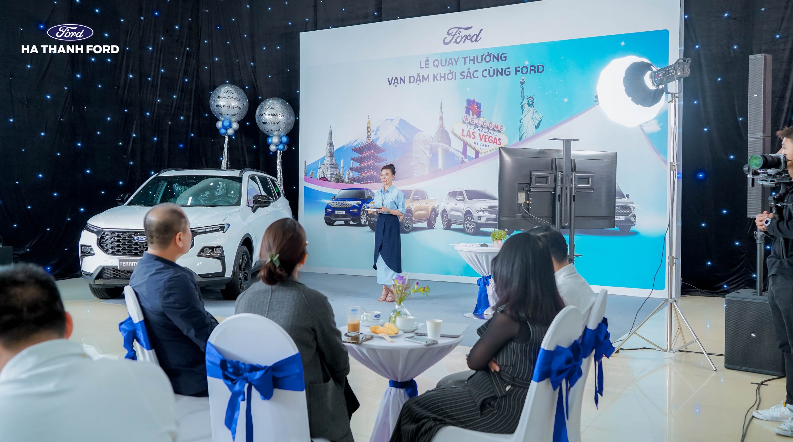 Lễ quay thưởng vạn dặm khởi sắc cùng Ford 