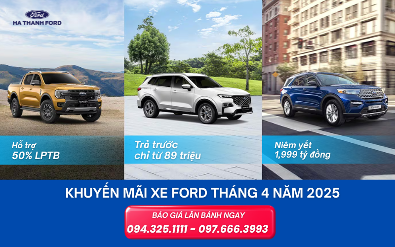 Khuyến mãi xe Ford tháng 4 Khuyến mãi xe Ford tháng 4