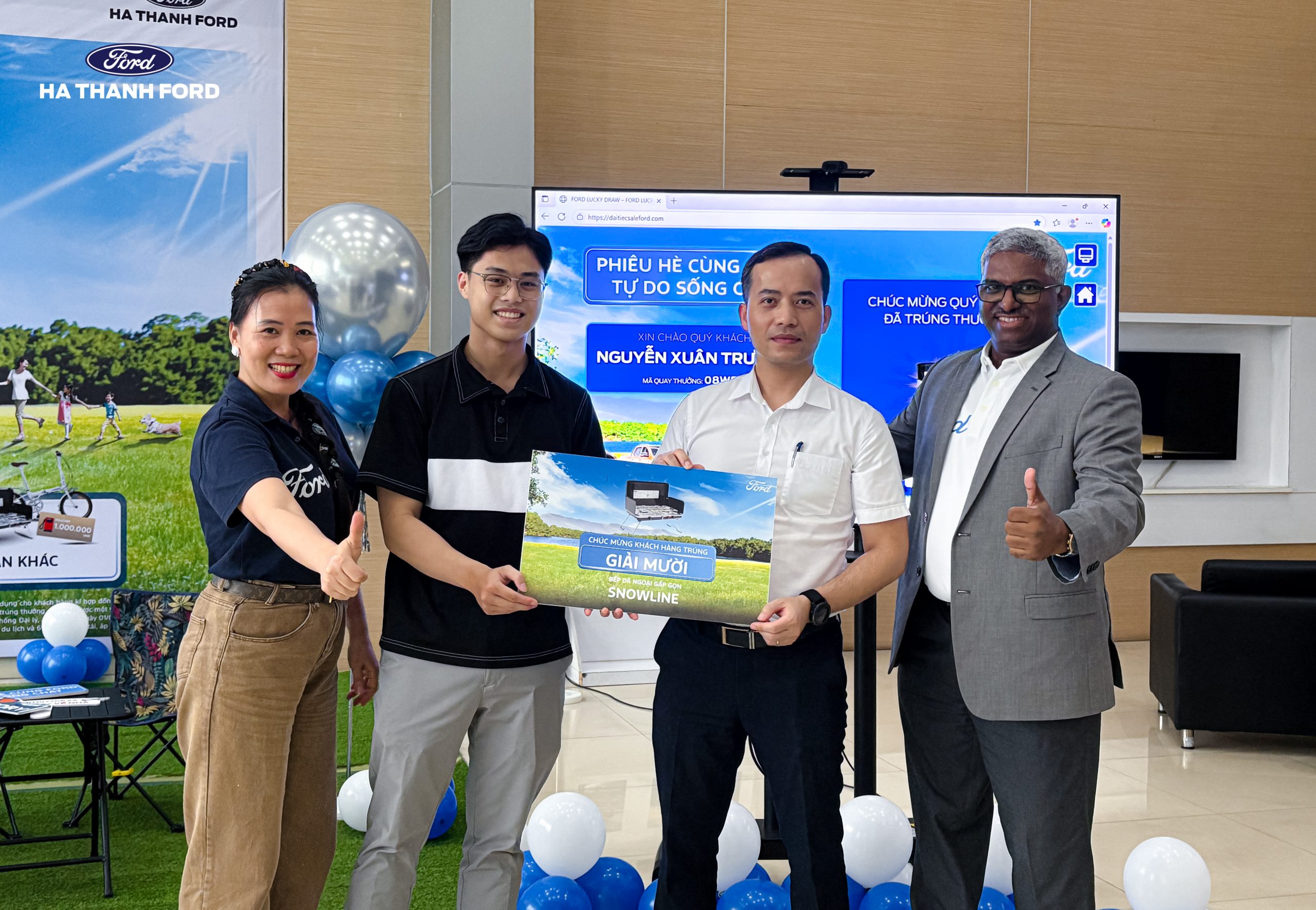 Lễ quay thưởng phiêu hè cùng Ford Lễ quay thưởng phiêu hè cùng Ford