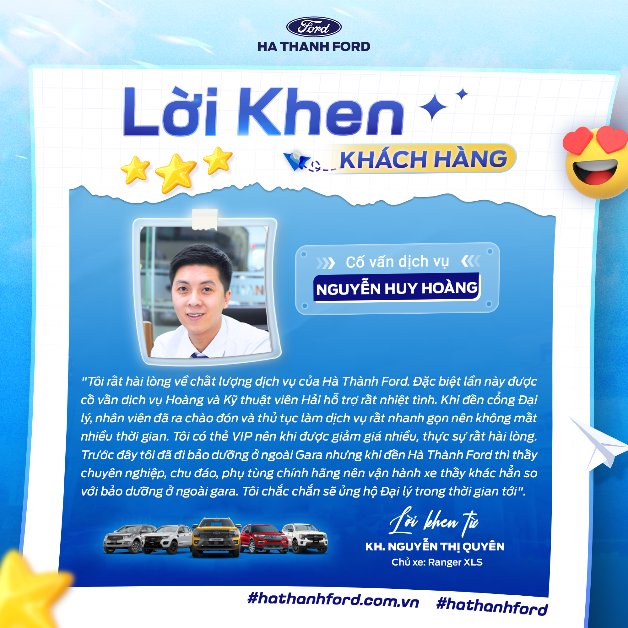 Hà Thành Ford làm dịch vụ có tốt không? Hà Thành Ford làm dịch vụ có tốt không?