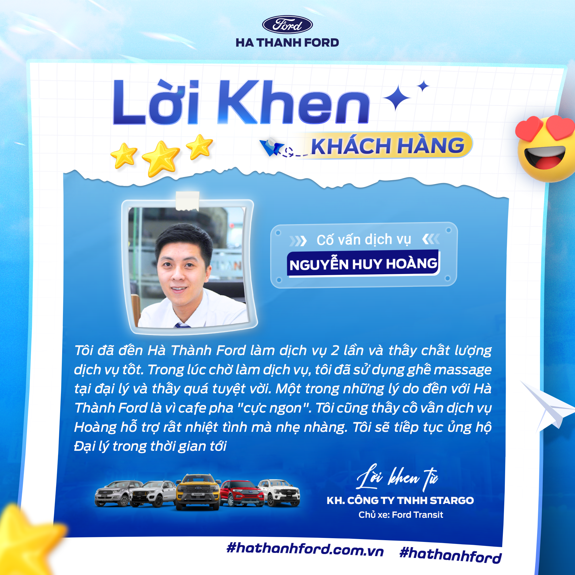 Hà Thành Ford làm dịch vụ có tốt không?