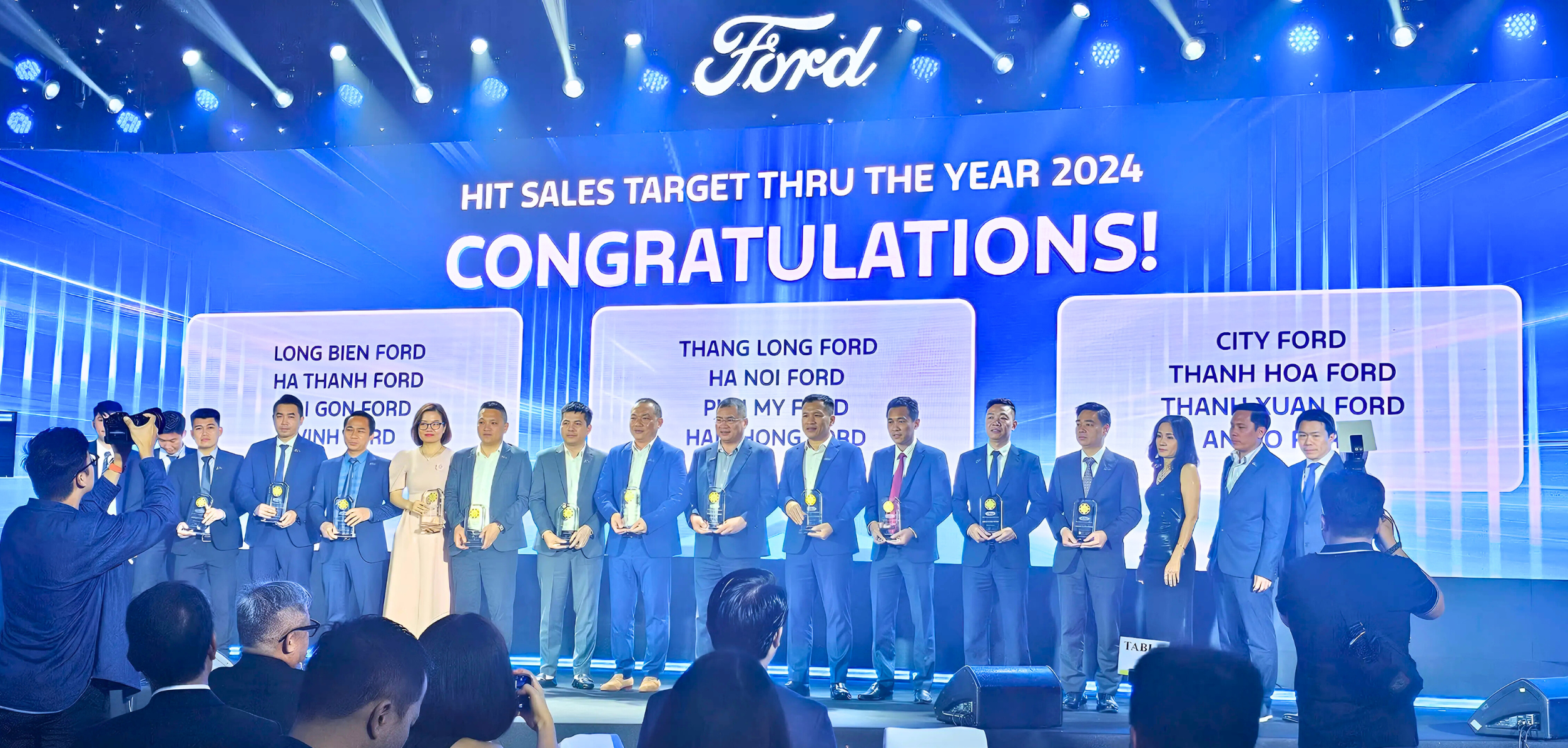 Hà Thành Ford vinh dự nhận giải thưởng tại Hội Nghị Ford toàn quốc Hà Thành Ford vinh dự nhận giải thưởng tại Hội Nghị Ford toàn quốc