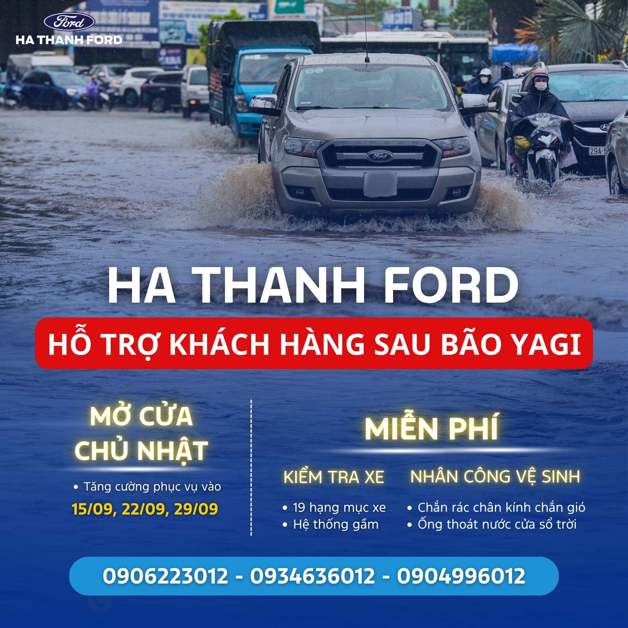 Chương trình hỗ trợ khắc phục sau bão Yagi Chương trình hỗ trợ khách hàng sau bão Yagi