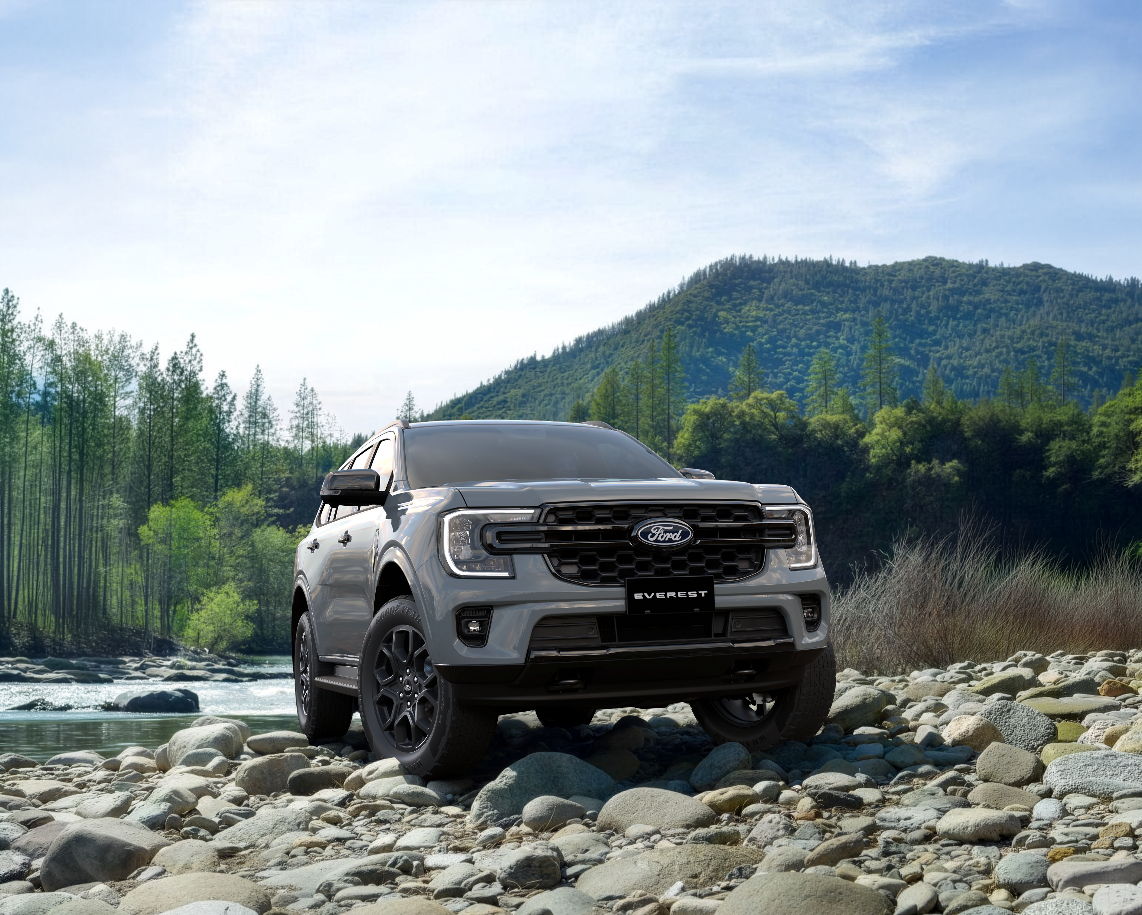 Thiết kế Ford Everest Sport 2026 mạnh mẽ, hầm hố Thiết kế Ford Everest Sport 2026 mạnh mẽ, hầm hố