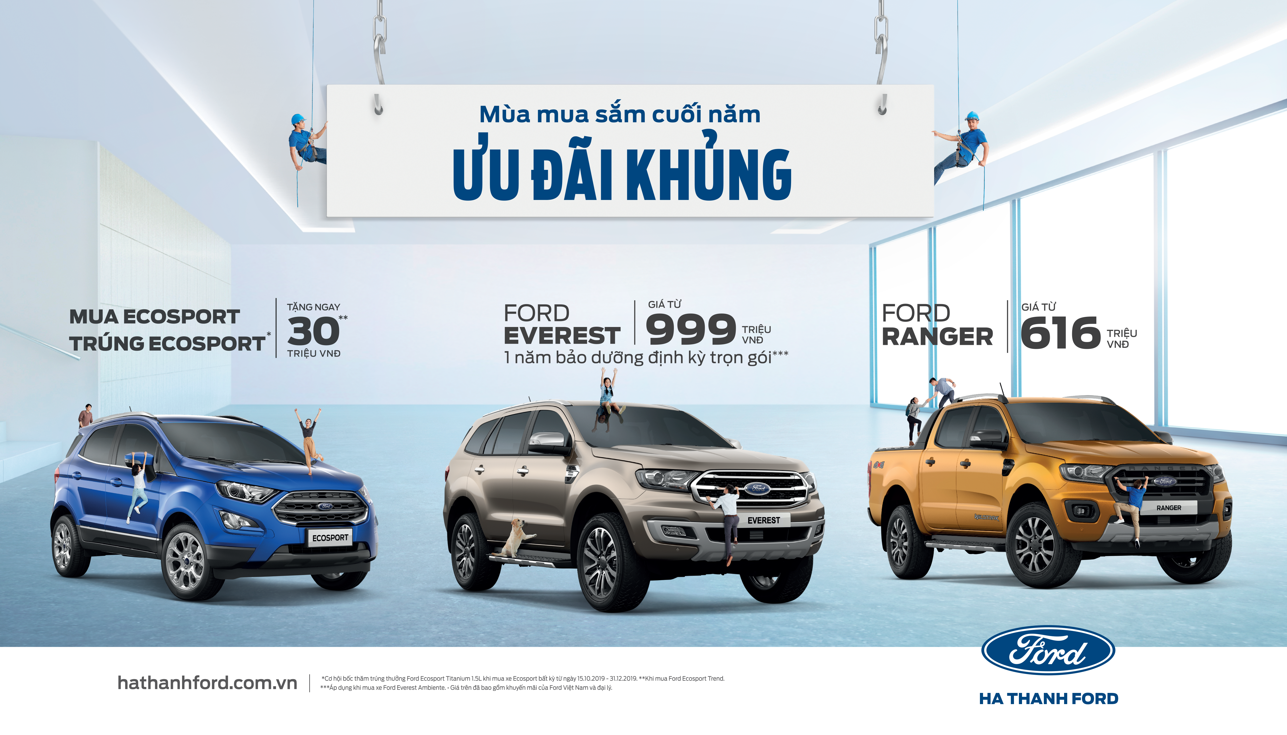 CHƯƠNG TRÌNH LÁI THỬ XE FORD THÁNG 12.2019