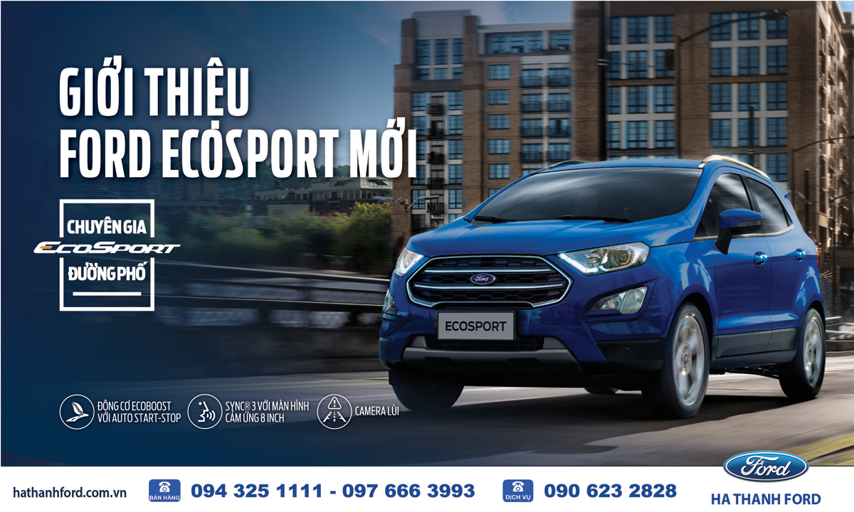 Giới thiệu Ford Ecosport 2018 mới – Lái thử xe sang, ngập tràn quà tặng
