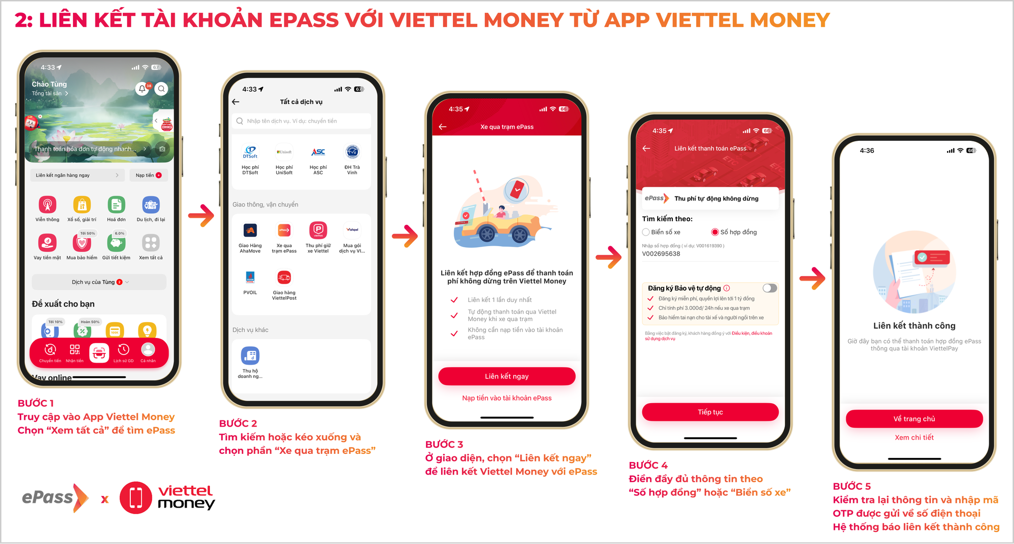 Hướng dẫn chuyển đổi sang tài khoản giao thông đối với chủ phương tiện sử dụng VETC Hướng dẫn chuyển đổi sang tài khoản giao thông đối với chủ phương tiện sử dụng Epass