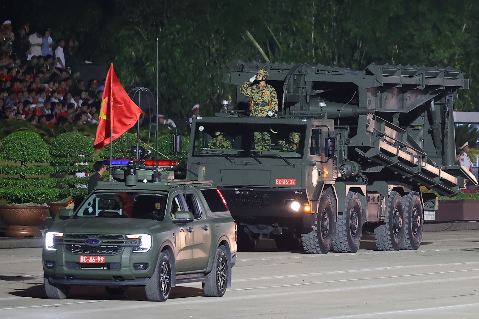 khí tài quân sự tại Lễ duyệt binh A80