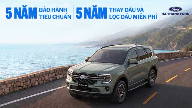 Khuyến mãi Ford Everest mới tháng 7/2026 