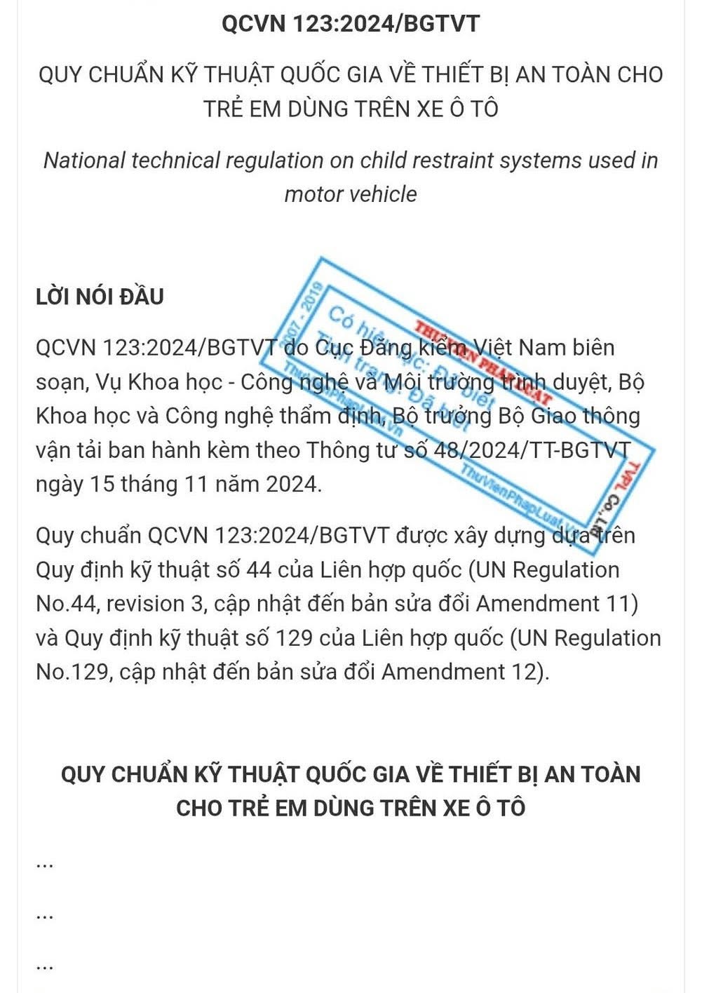 Quy chuẩn quốc gia về thiết bị an toàn cho trẻ em Quy chuẩn quốc gia về thiết bị an toàn cho trẻ em