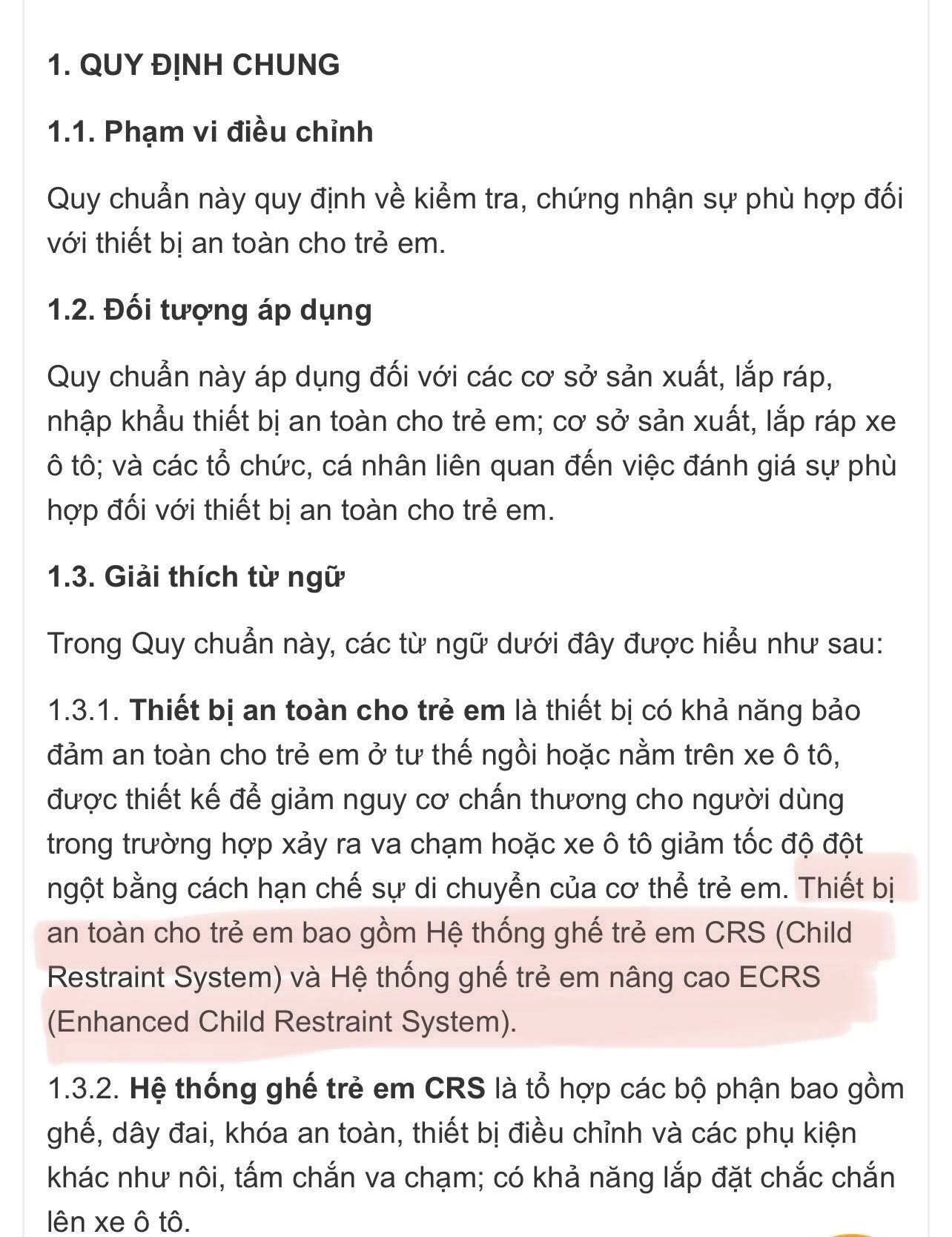Quy chuẩn quốc gia về thiết bị an toàn cho trẻ em Quy chuẩn quốc gia về thiết bị an toàn cho trẻ em
