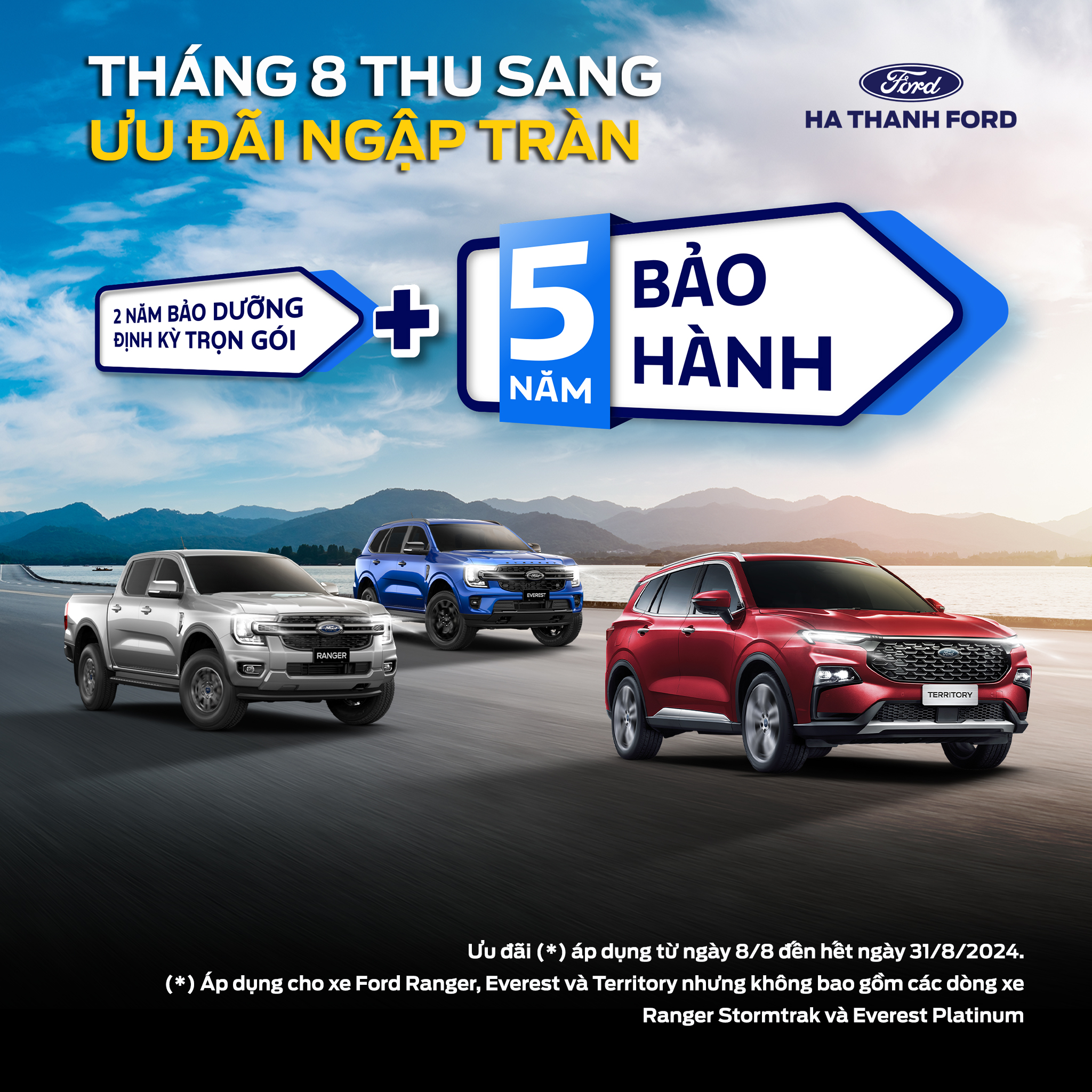 Ưu đãi mua xe tháng 8 tặng bảo hành Ưu đãi mua xe tháng 8 tặng bảo hành