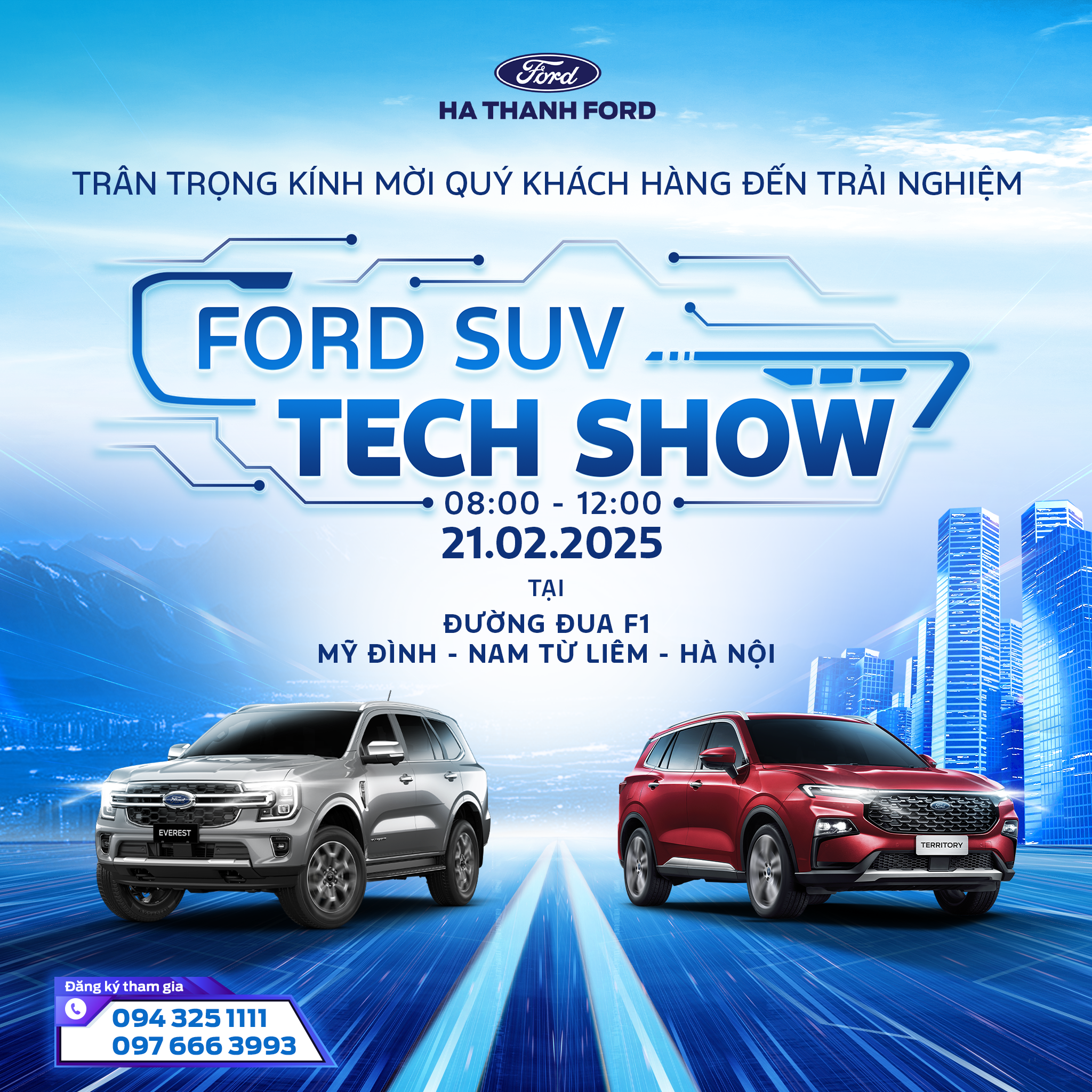 Ford SUV Tech Show 2025: Đại tiệc công nghệ và lái thử dành cho tín đồ SUV