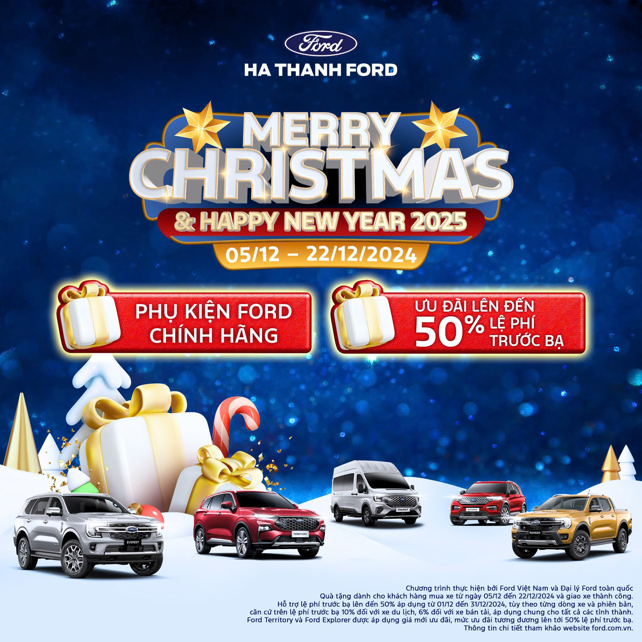 Khuyến mãi xe Ford tháng 12